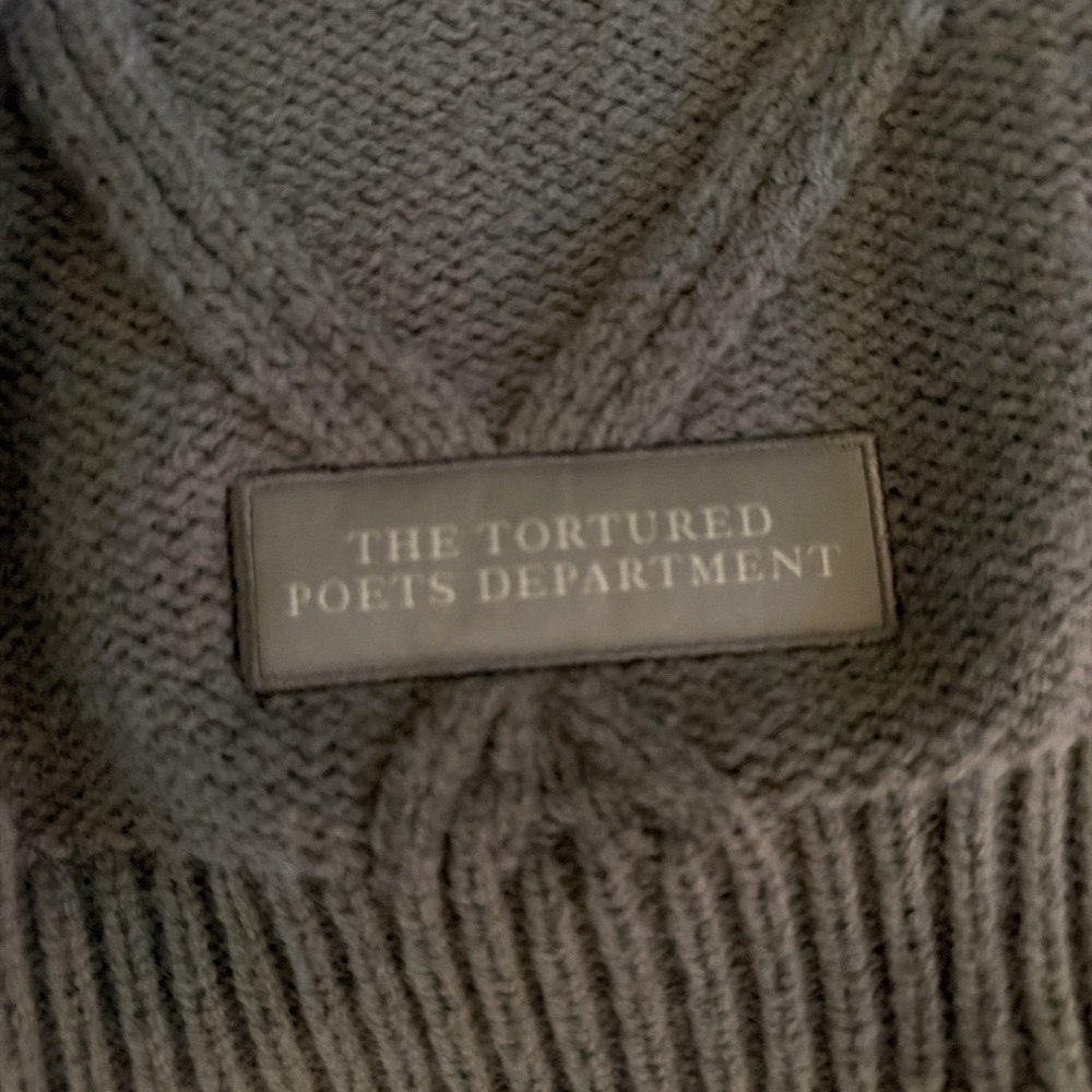 Taylor Swift Tortured Poet’s Department Cardigan M/L - Picture 2 of 8